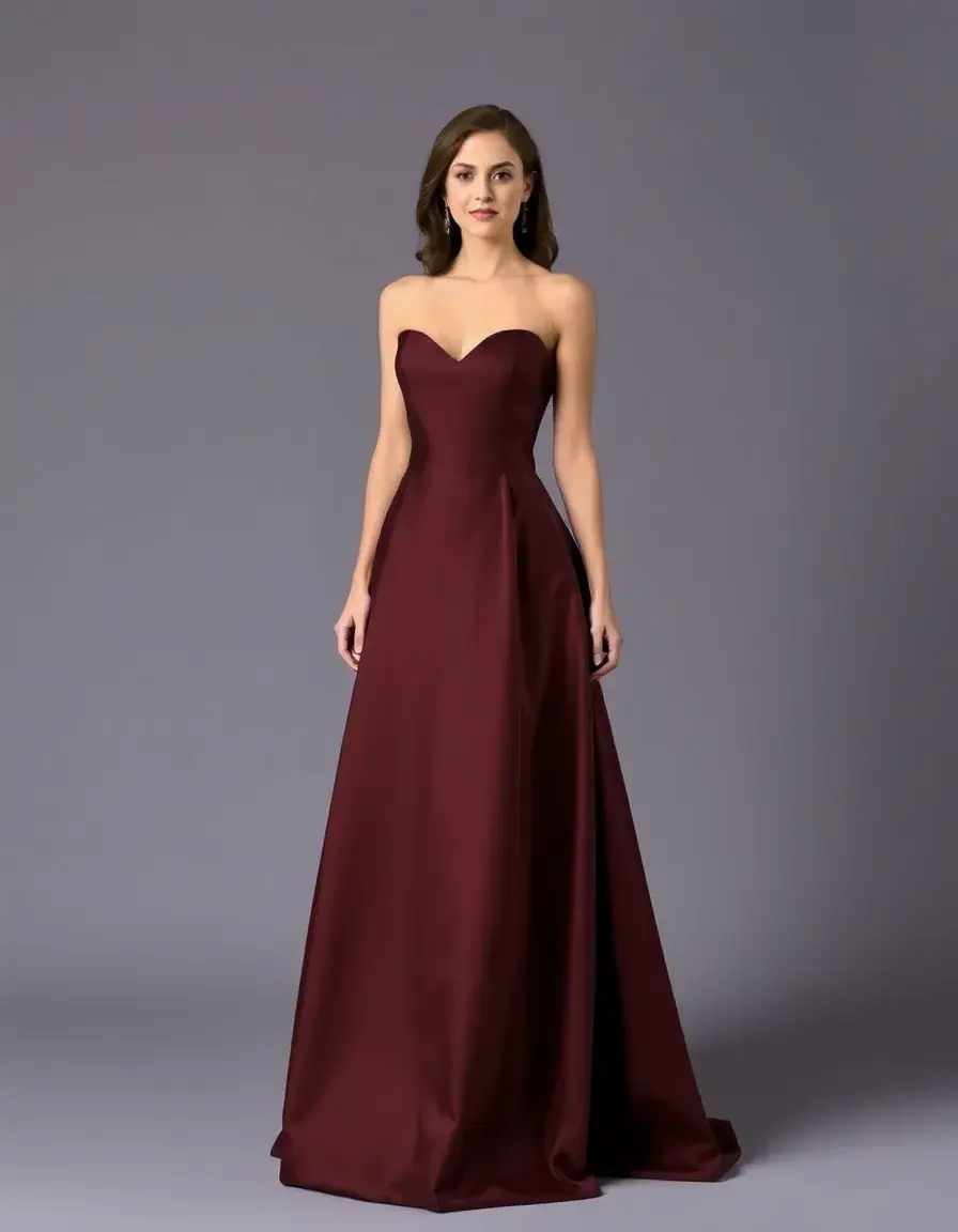 Vestido de corte A favorecedor para madrina
