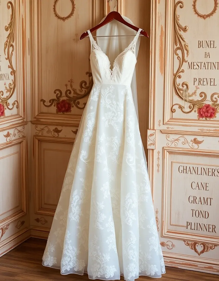 Vestido de madrina con estampado floral
