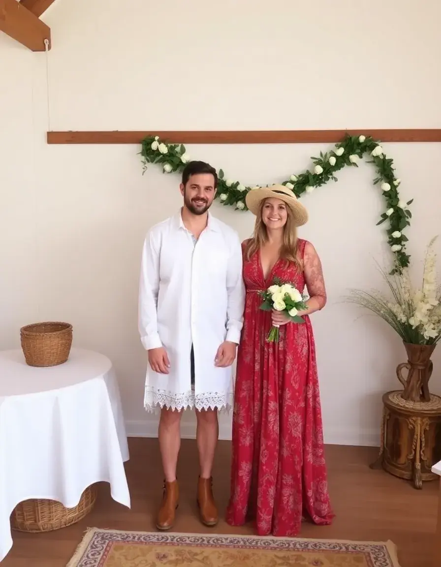 Boho Communion Dress estilo bohemio