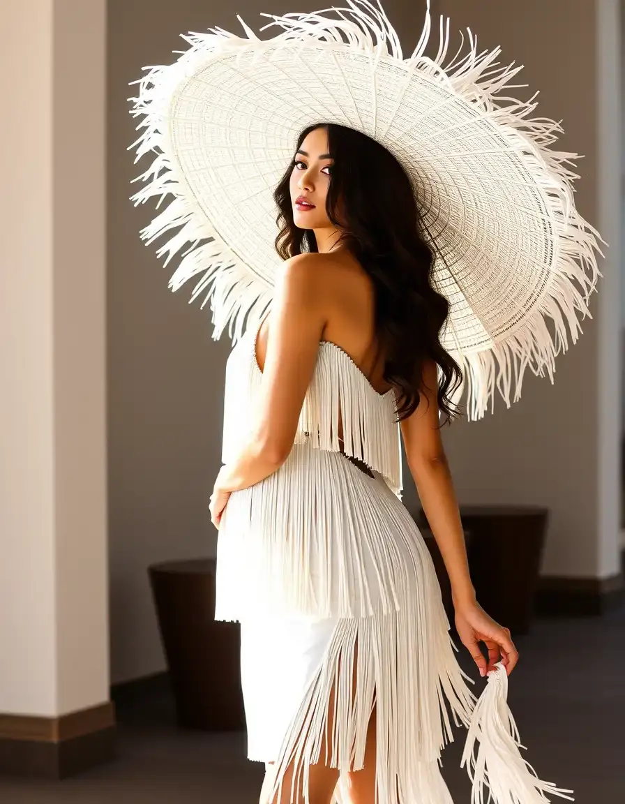 White Flamenca Dress