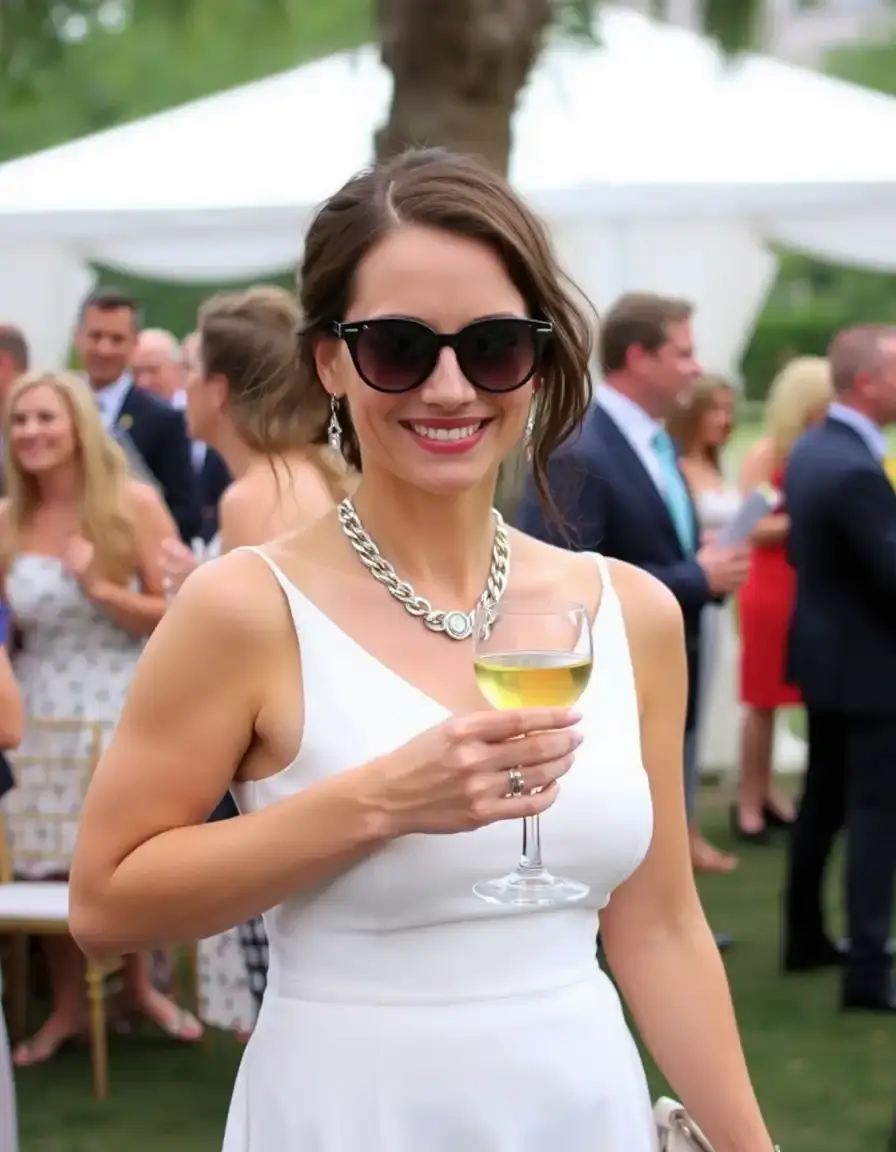 Vestido estilo cóctel chic para invitada