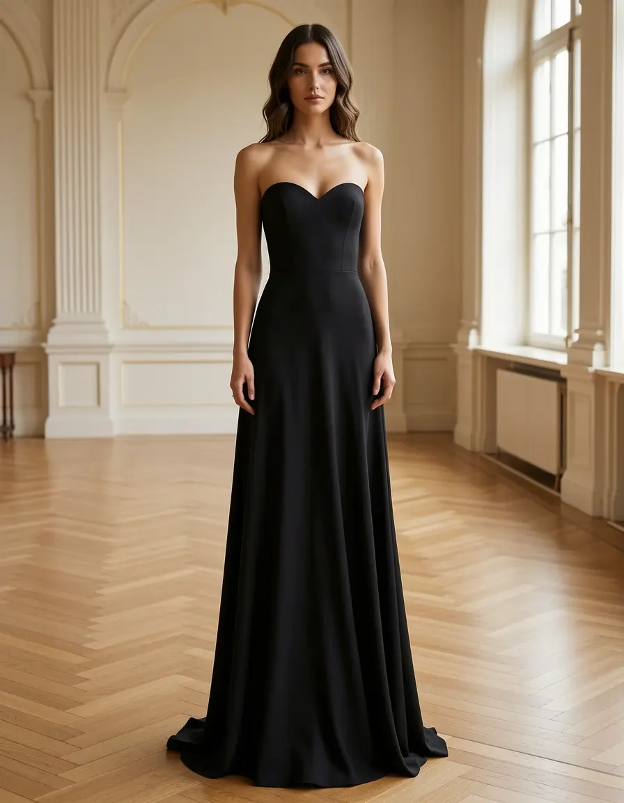 Vestido Invitada Cóctel Negro