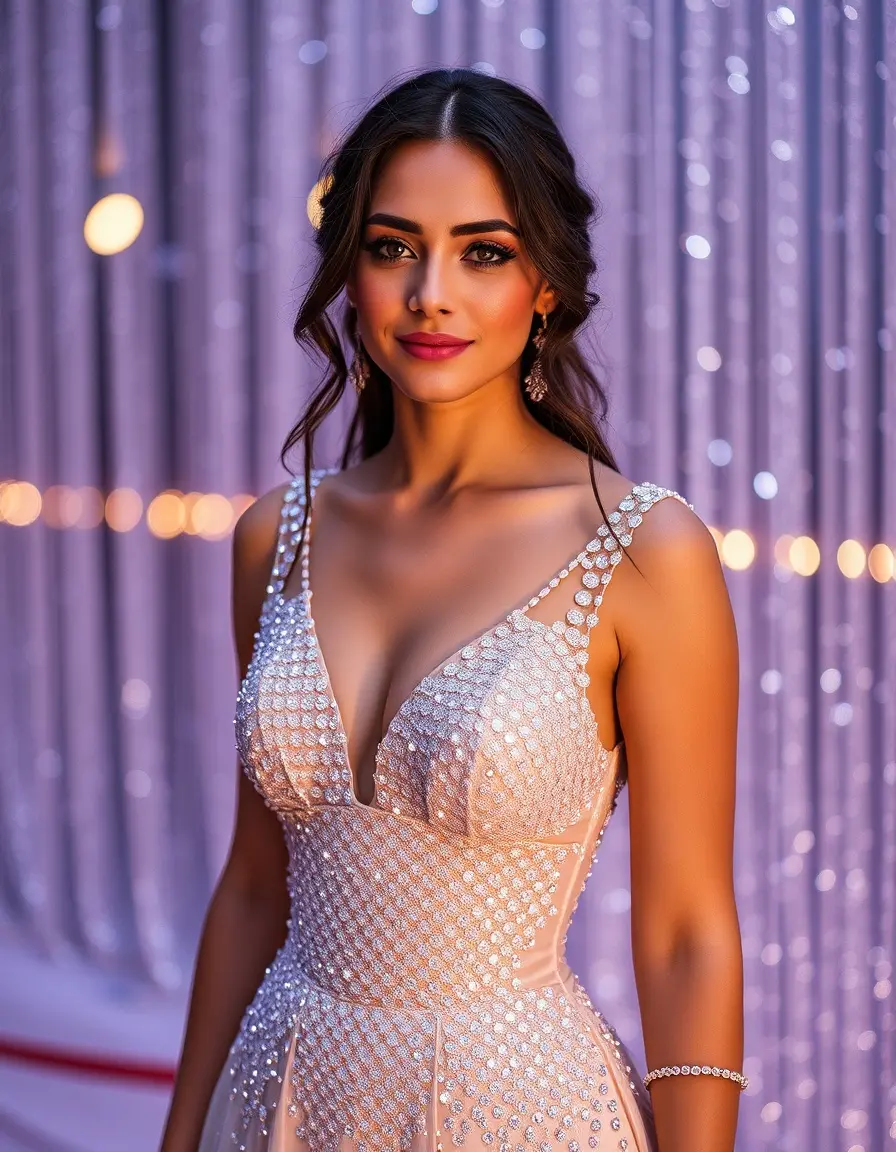 Sparkly sequin for invitadas
