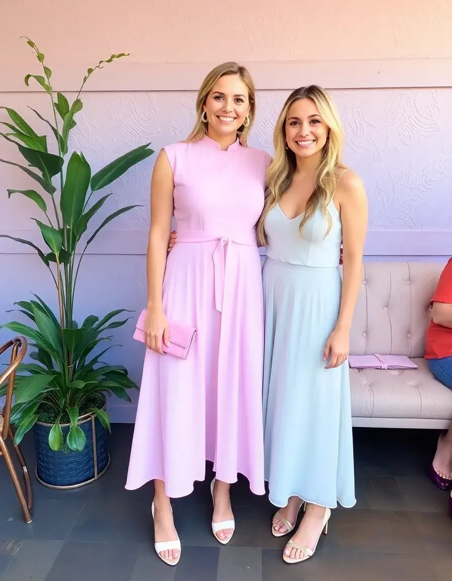 Soft pastel midi guest