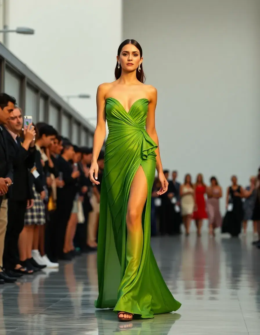 Sencillo cocktail dress in green de AliExpress