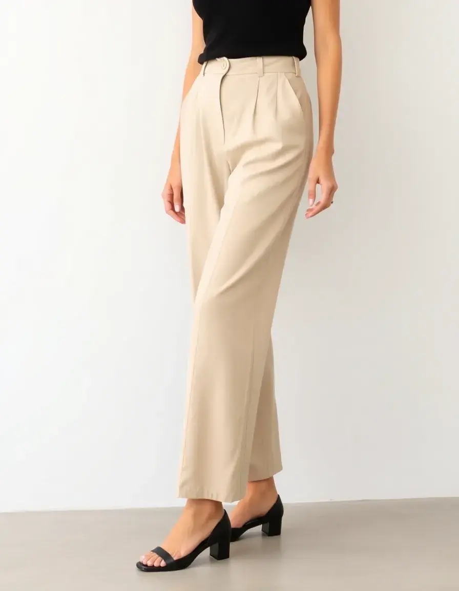 Culotte Dress Pants beige