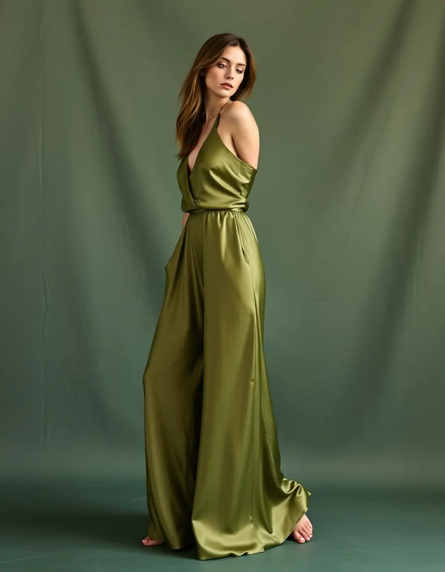 Palazzo Pants en seda