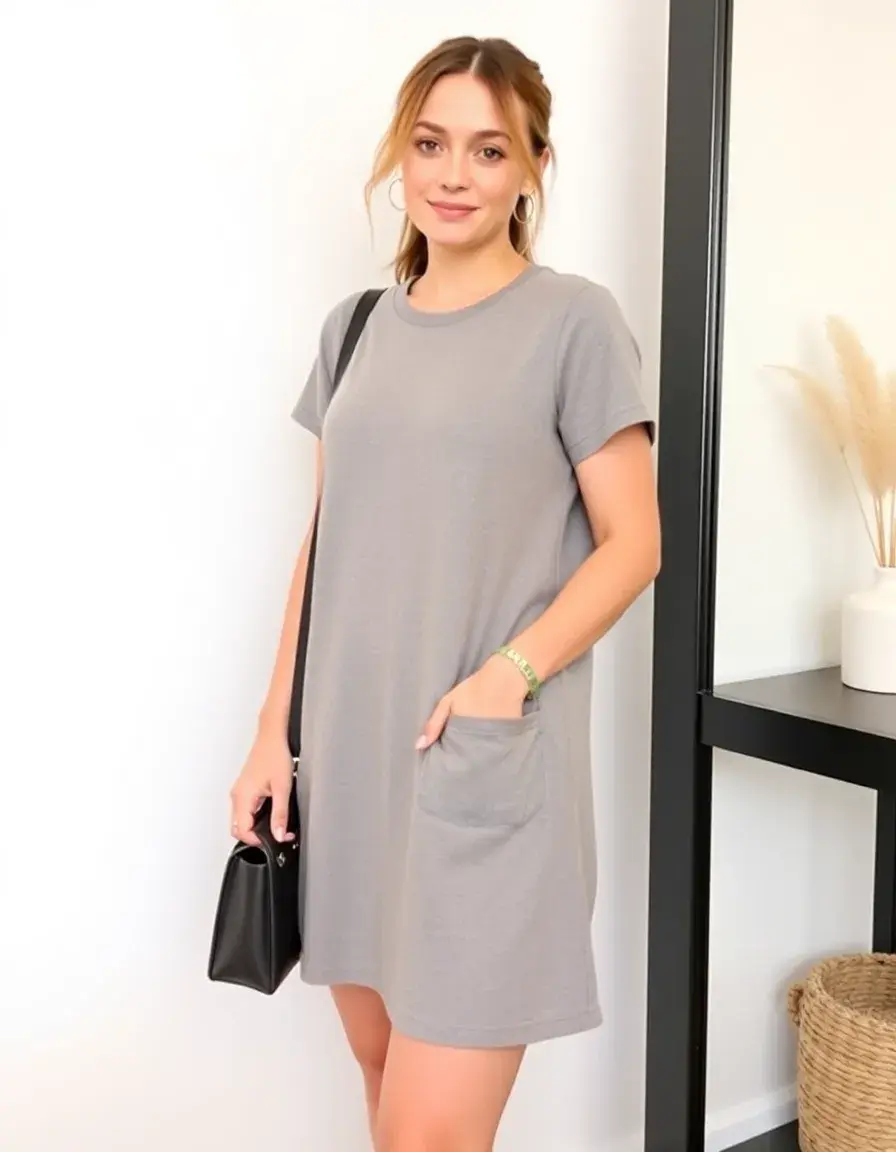 Shift Short Dress estilo casual