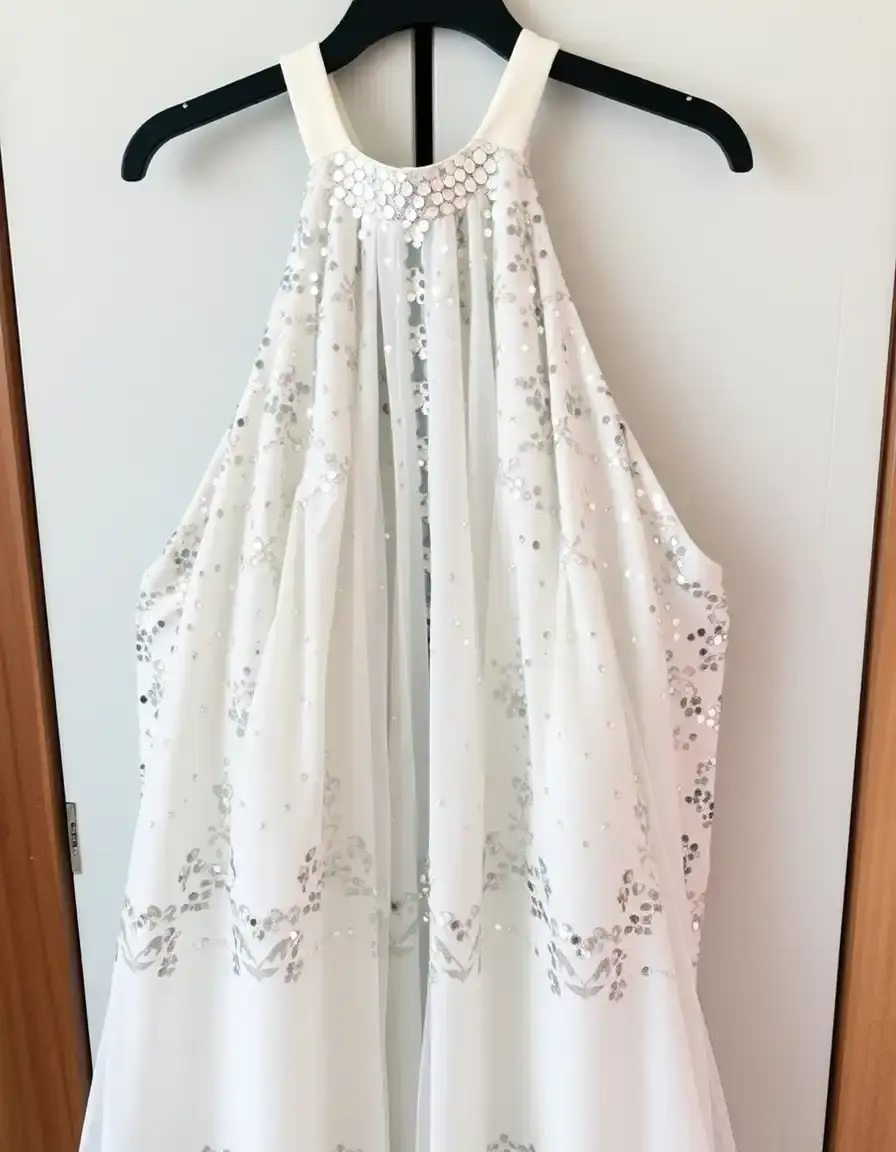 Halter sequin party dress de lentejuelas