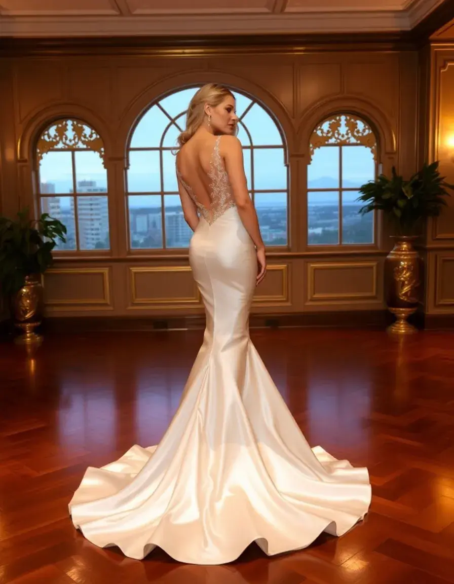 Mermaid gala dress fitted