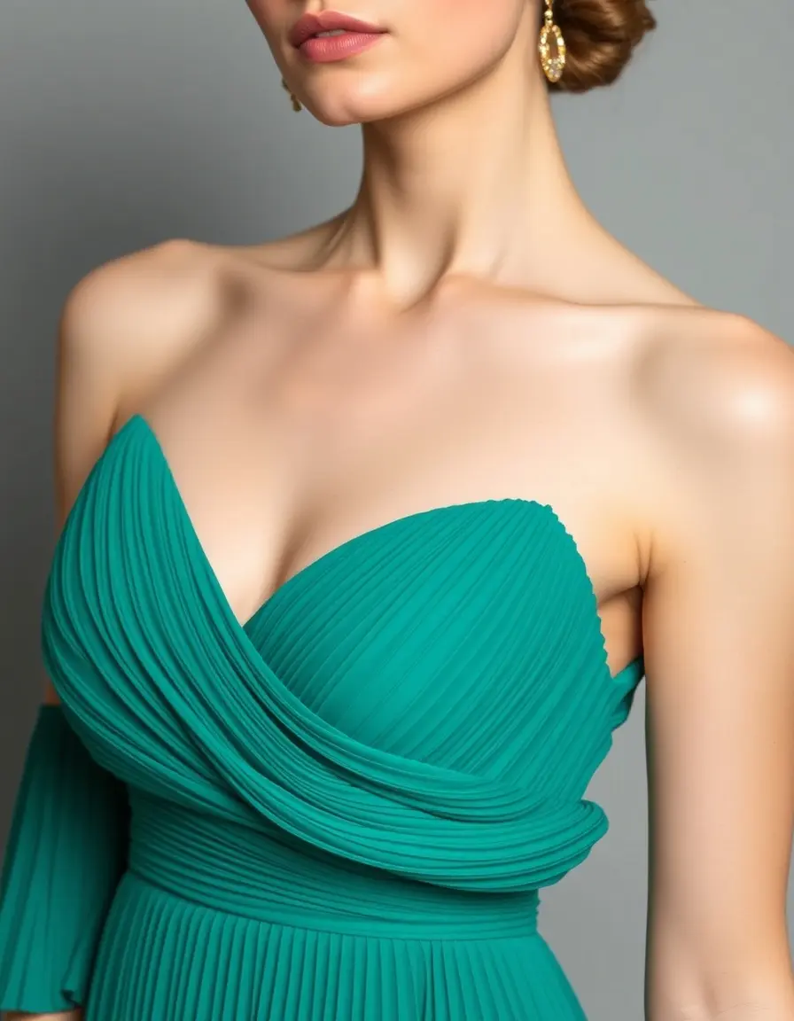 Pleated Elegant Dress