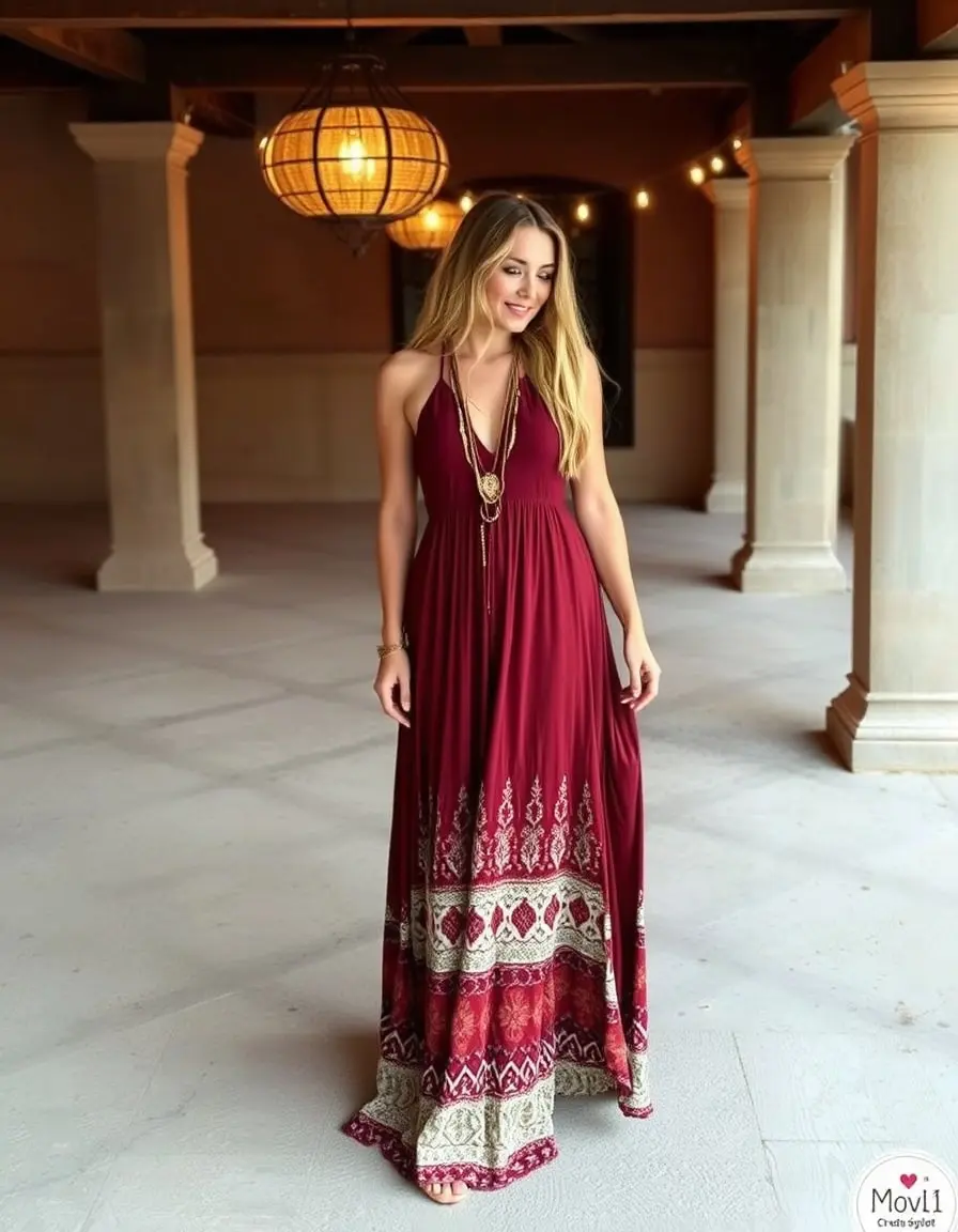 Boho Long Guest - Vestido estilo boho para boda