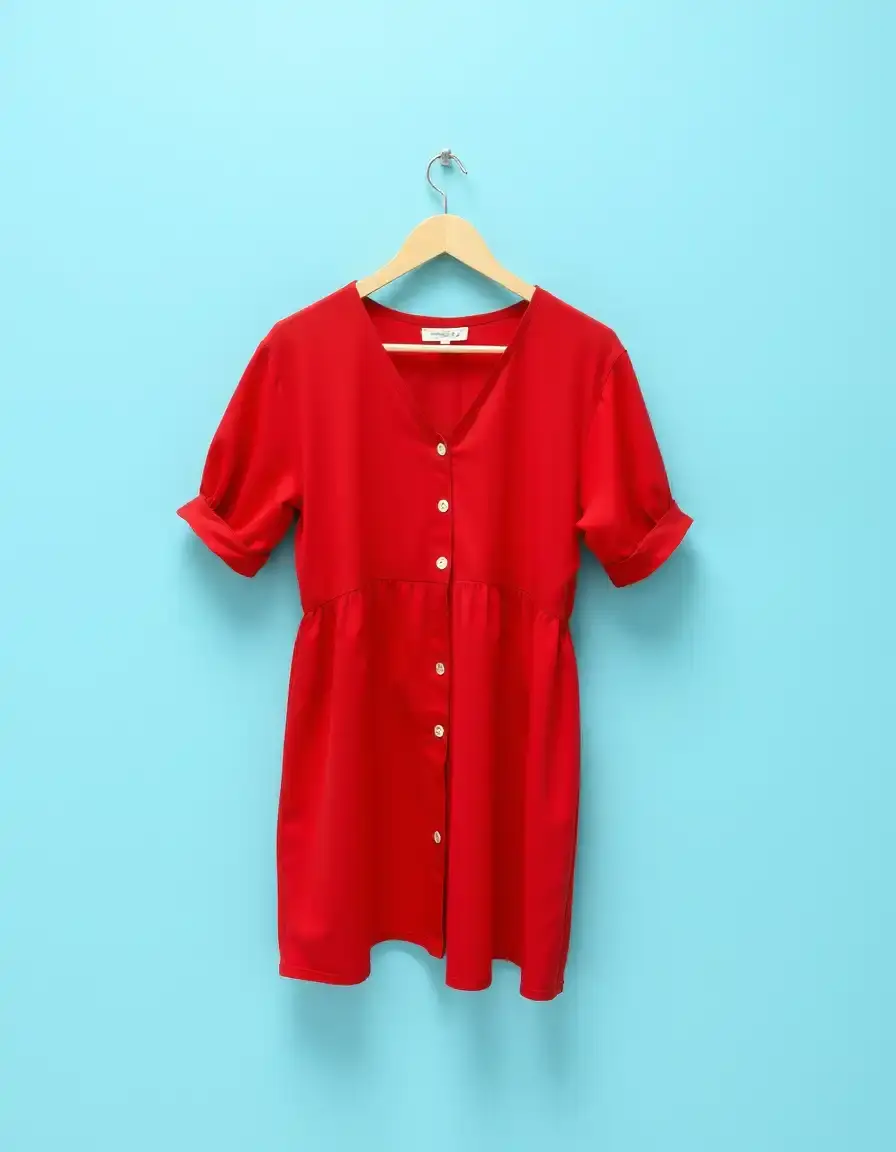 Red Shift Dress casual