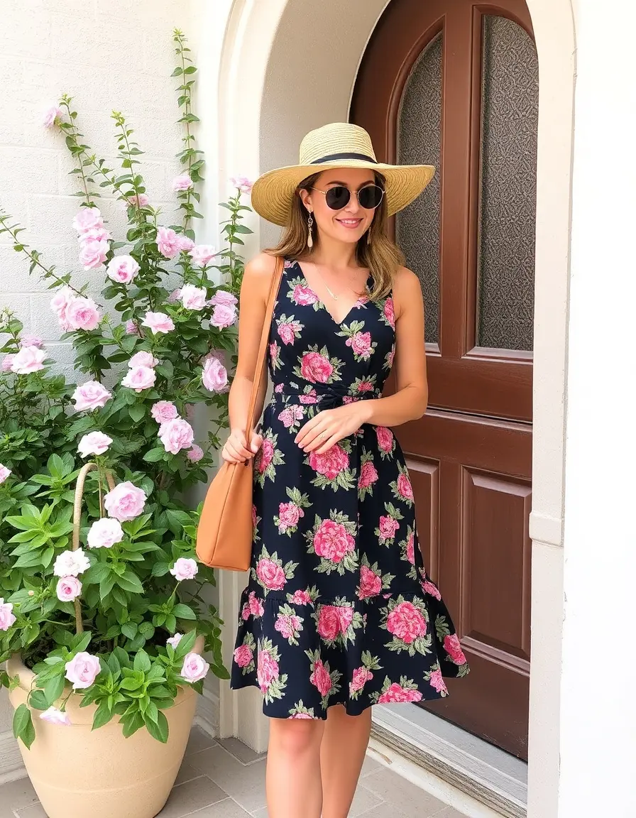 Vestido mujer verano estampado floral
