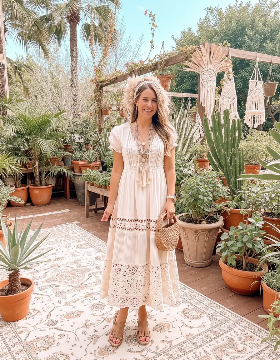 Summer Boho Midi vestido verano bohemio