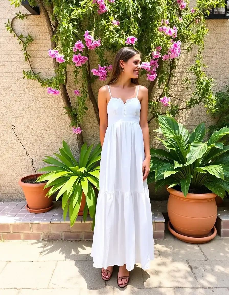 Vestido de Algodón Ibicenco