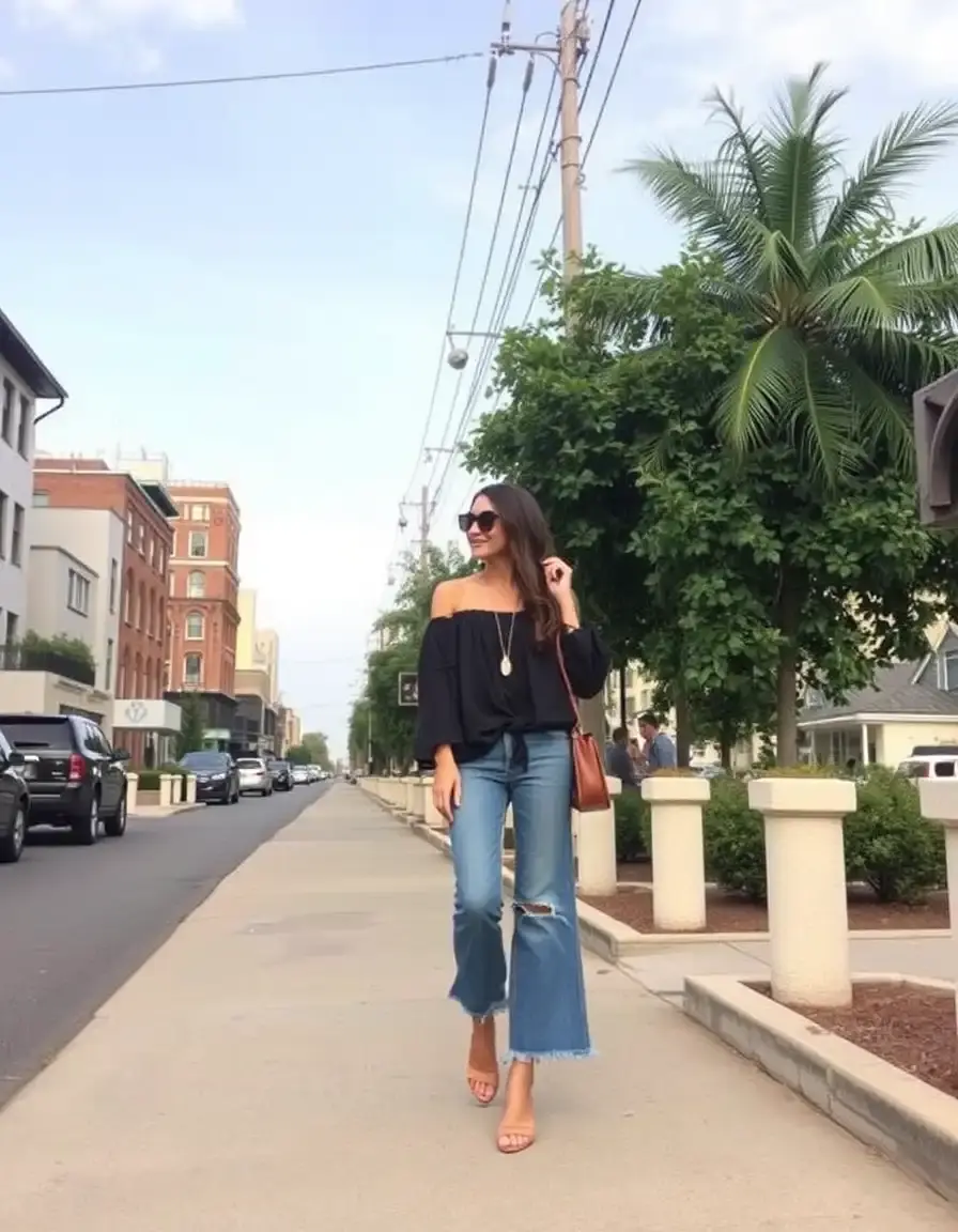 Vestido Off-Shoulder Boho Chic