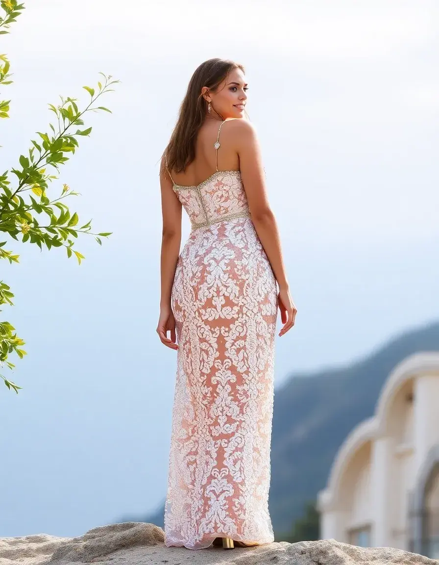 Vestido de lentejuelas para campanadas 2025