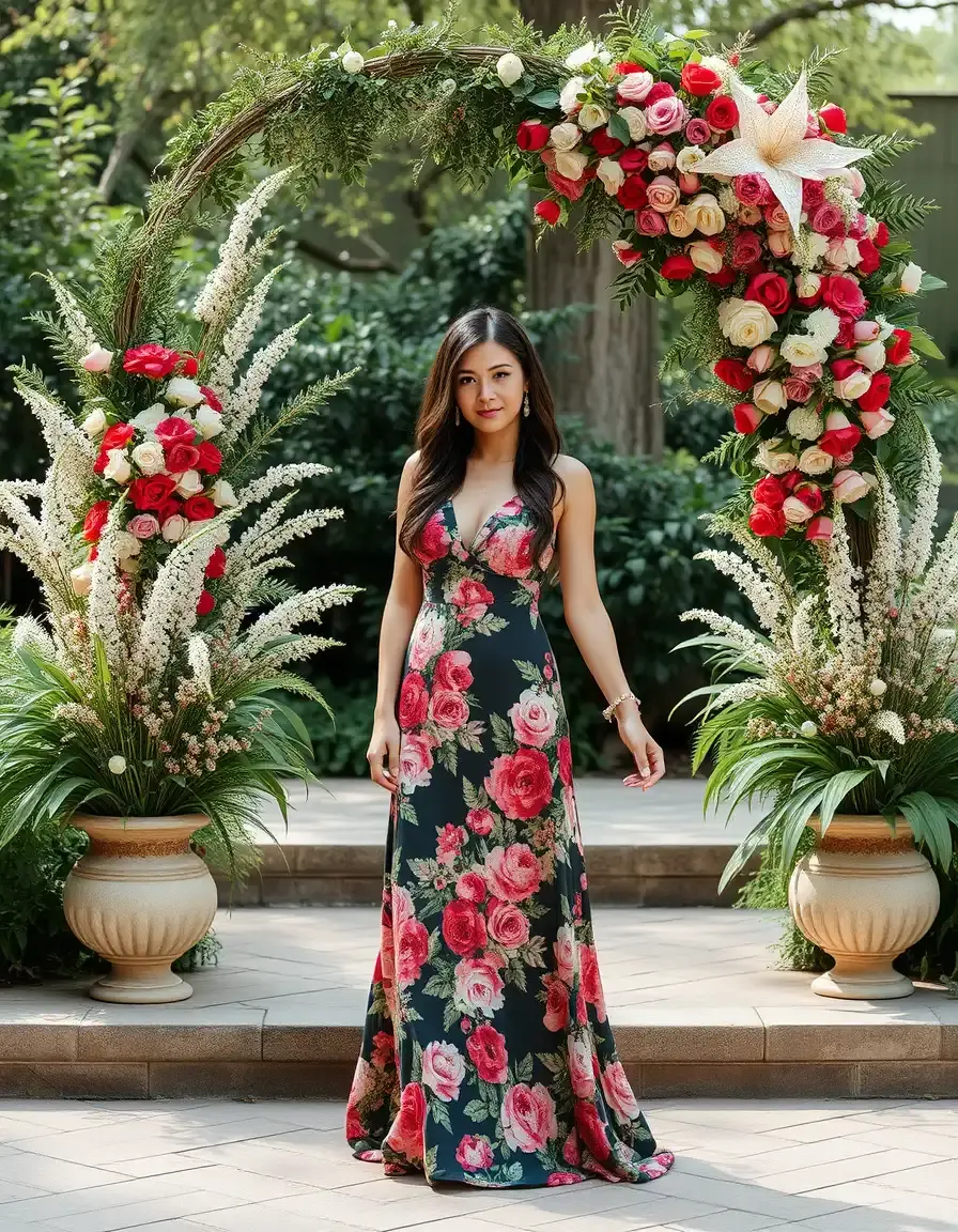 Floral maxi ceremonia