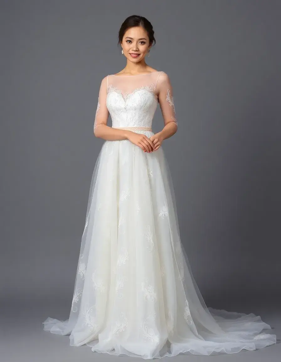 Vestido de organza para niña ceremonia