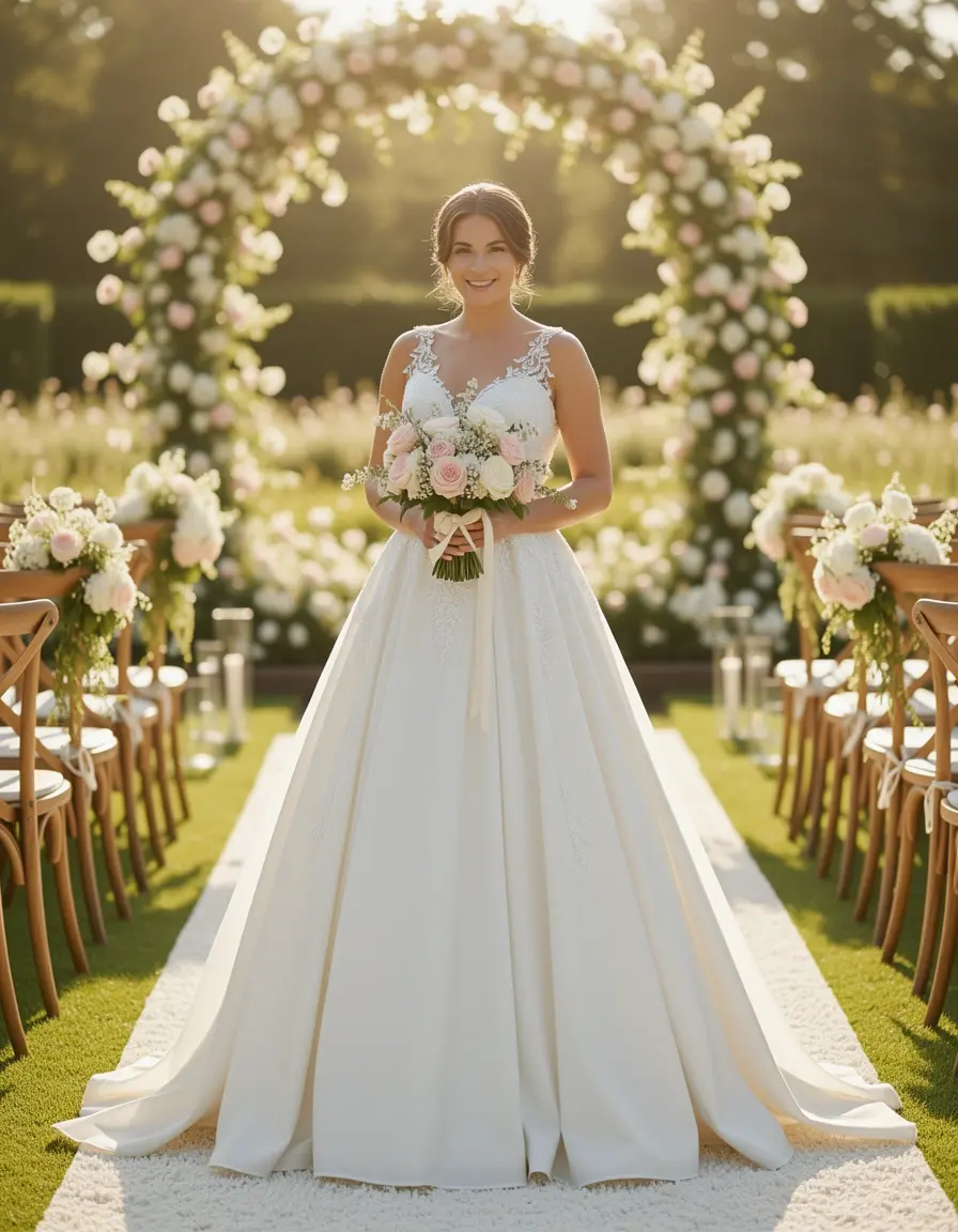 Maxi gown dama de honor