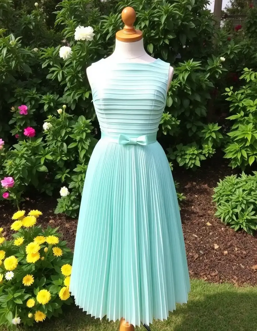 Pleated dress honor