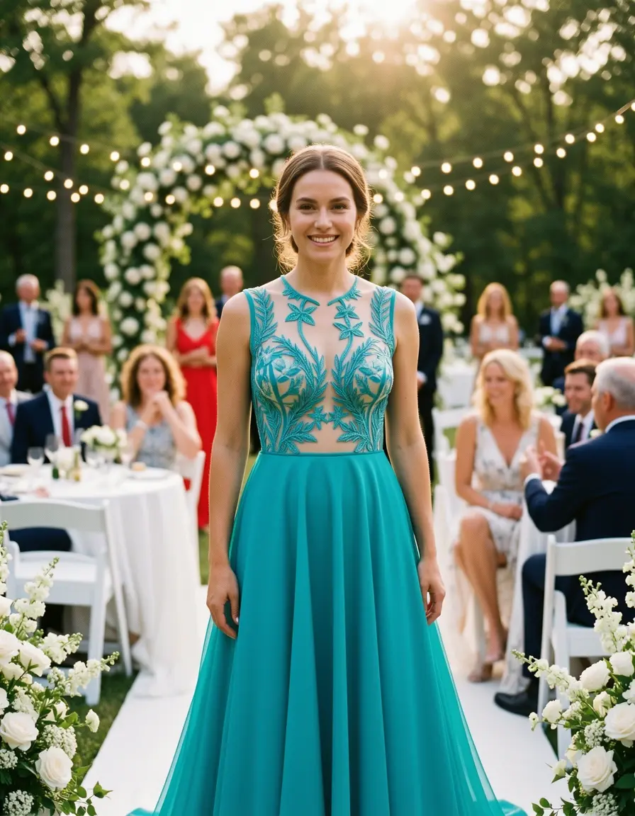 Vestido cocktail para invitada de boda