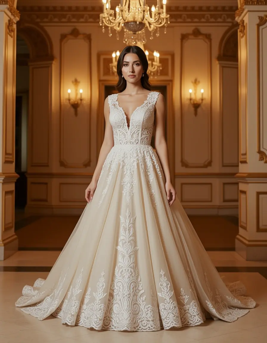 Lace Elegant Fiesta Dress