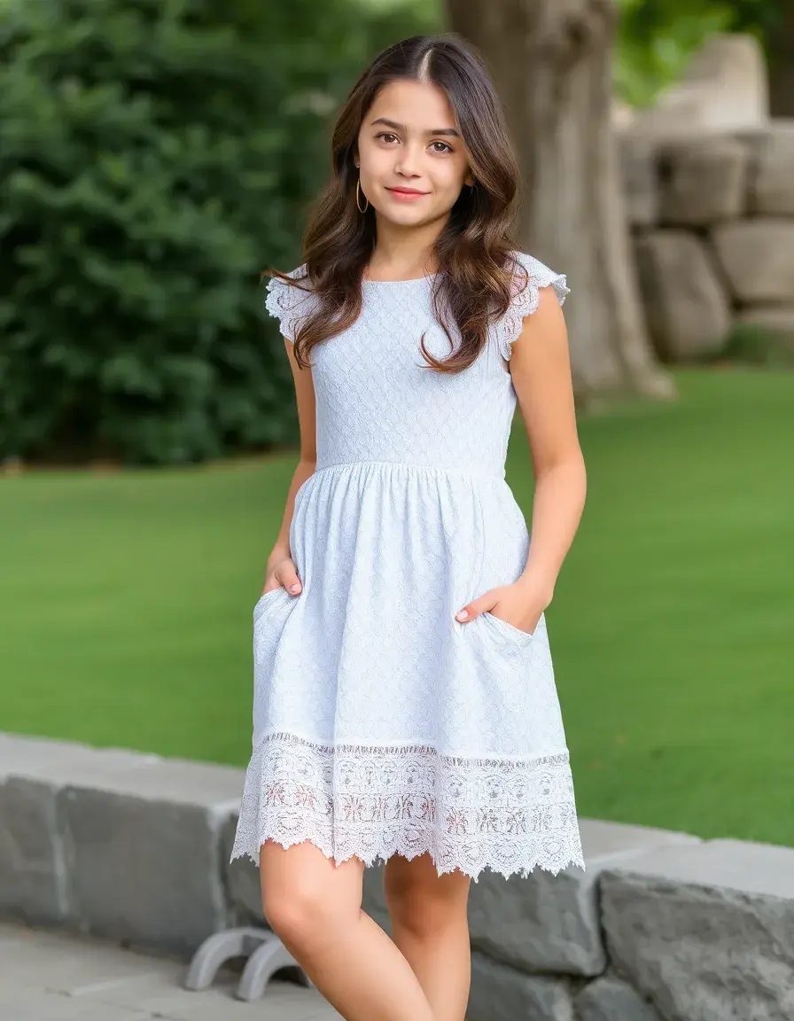 Plus Lace Party Midi juveniles tallas