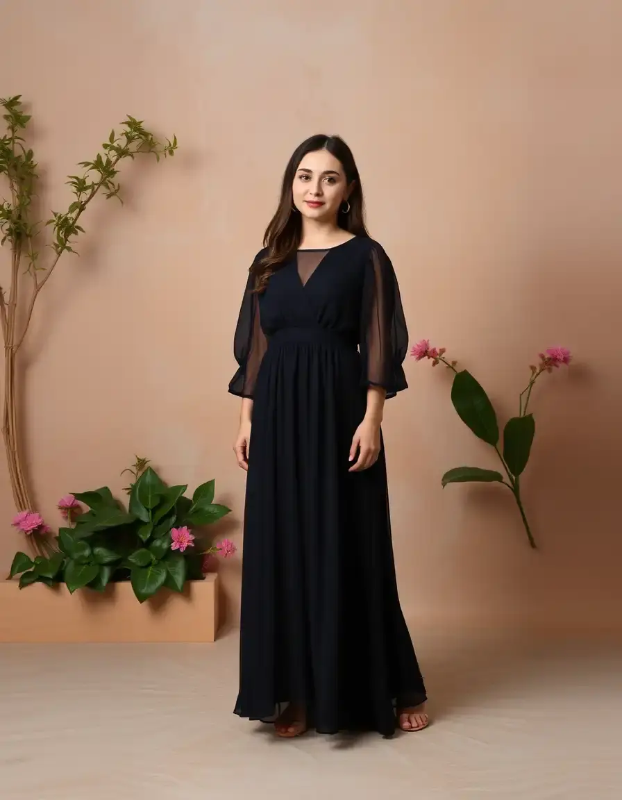 Plus Chiffon Long juveniles