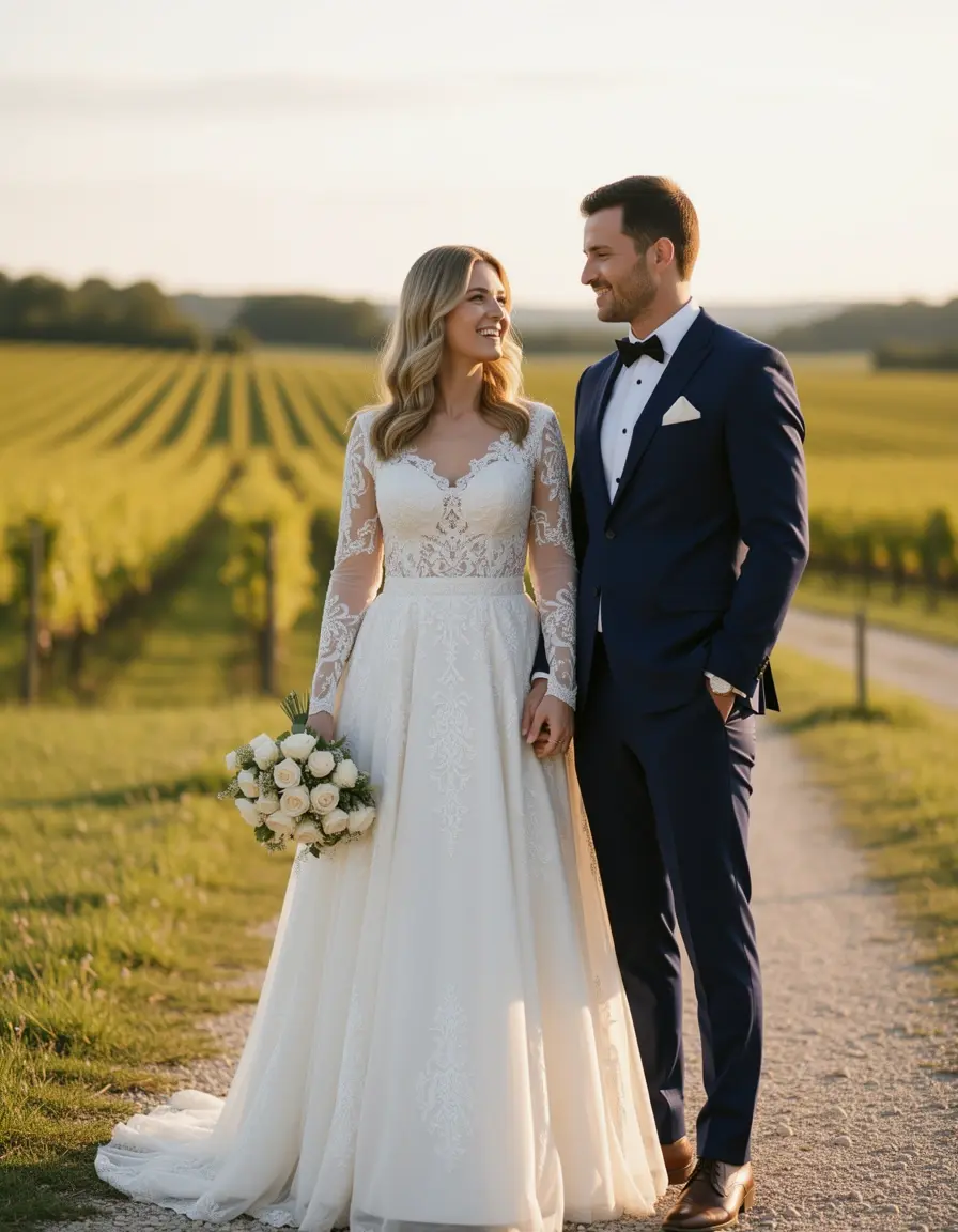 Vestido midi elegante para madre del novio