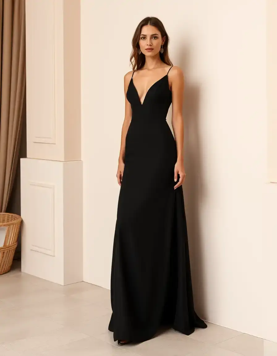 Vestido de novia minimalista y elegante