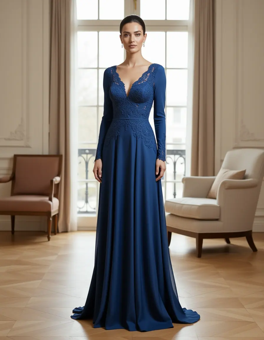 Vestido Formal Elegant Maxi para mujeres
