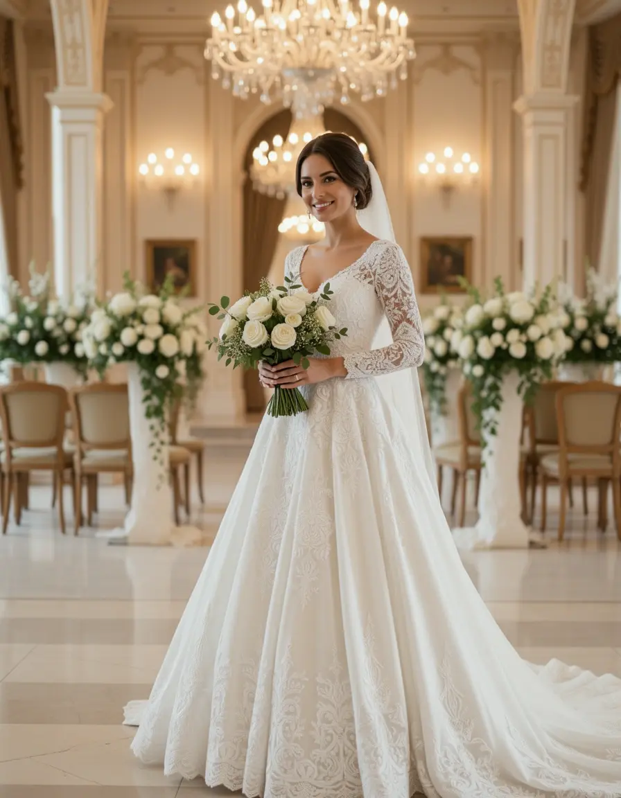 Vestido Elegant Madre Novia Midi