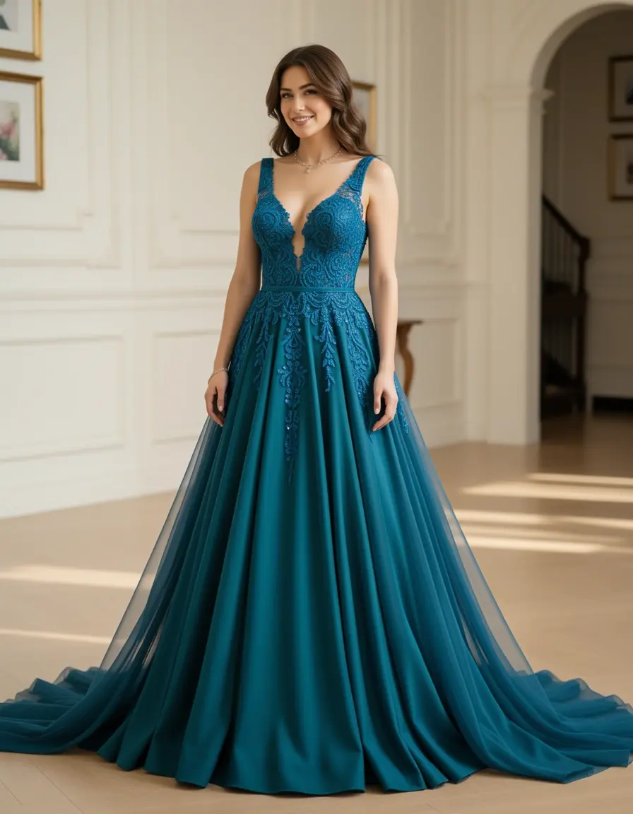 Chic Novia Madre Gown elegante