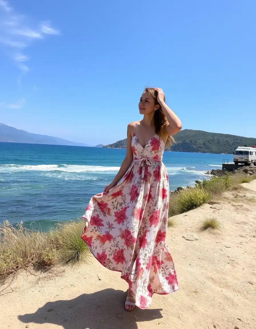 Vestido Midi Madre Novia moderno