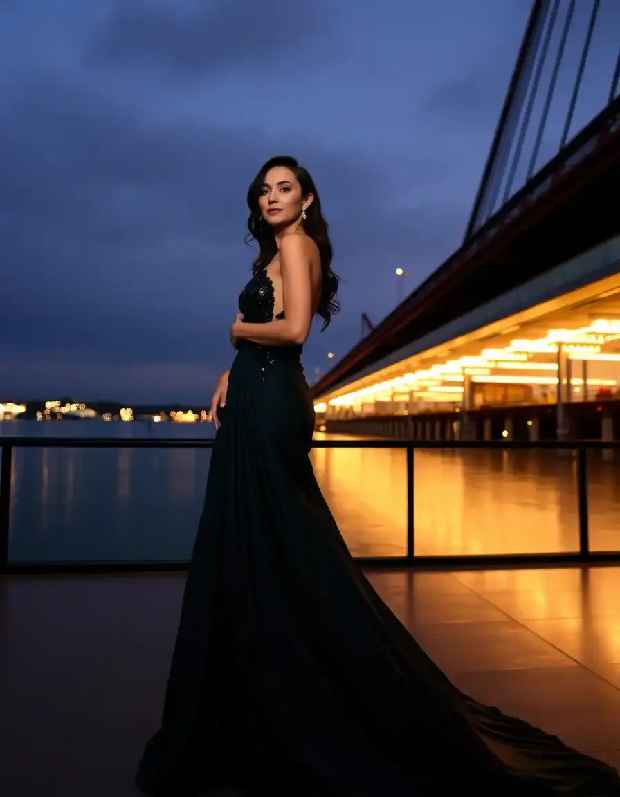 Long Elegant Madre vestido largo
