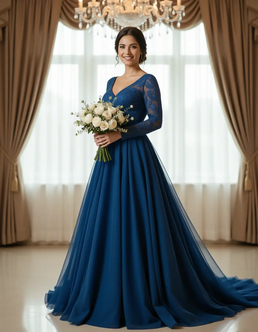 Elegant dress mama comunion sofisticado