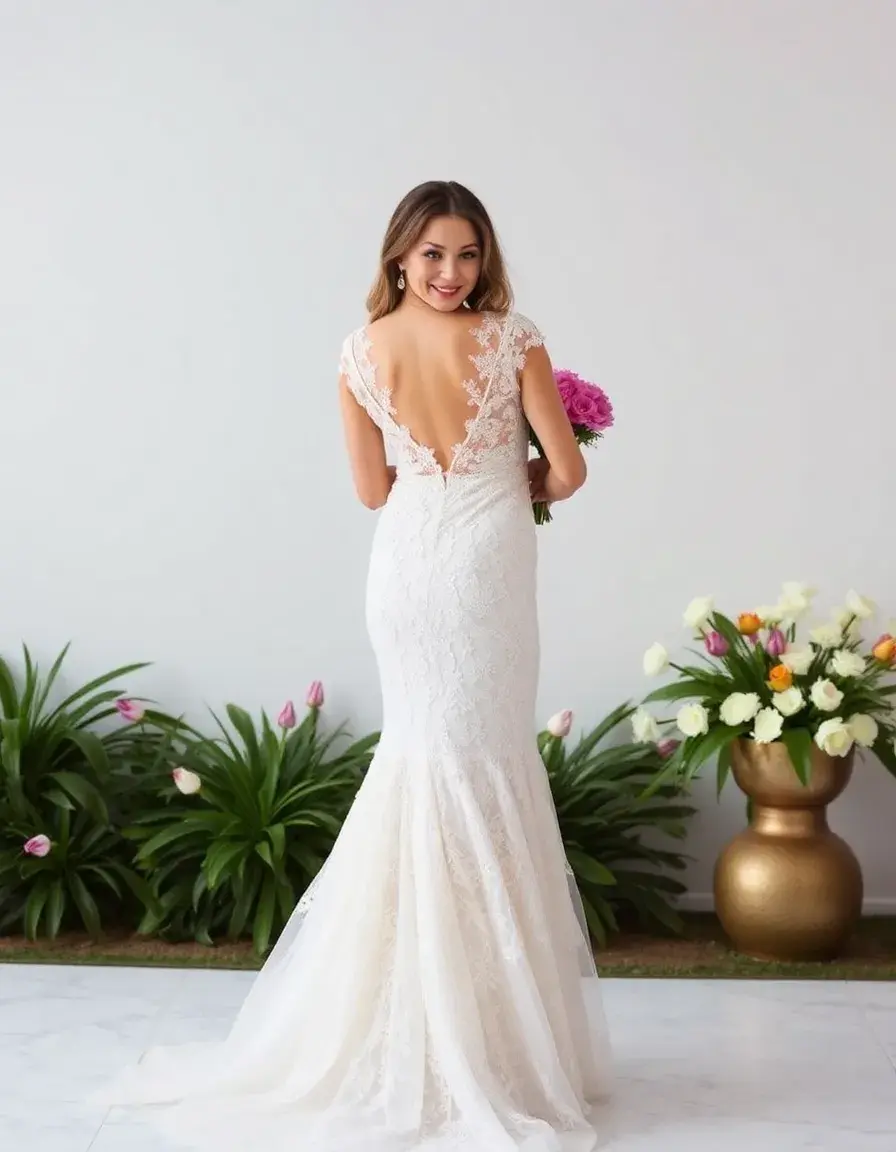 Lace midi mama comunion encaje elegante