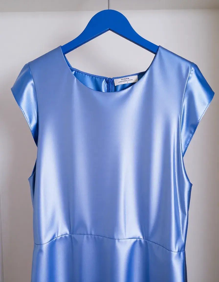 Metallic Dress Blue - Vestido fiesta metálico azul
