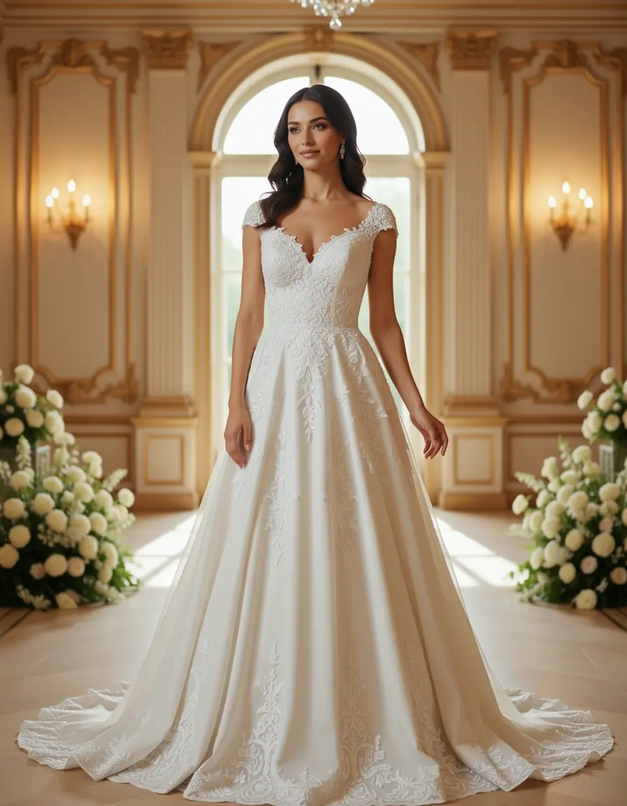 Vestido Elegant 50s Mujer Midi para boda