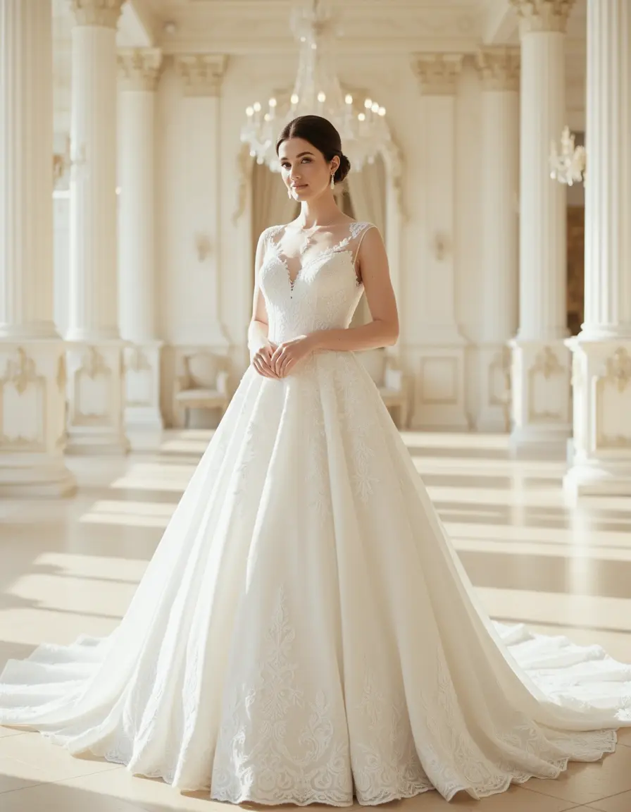 Elegant Wedding Gown, estilo nupcial clásico