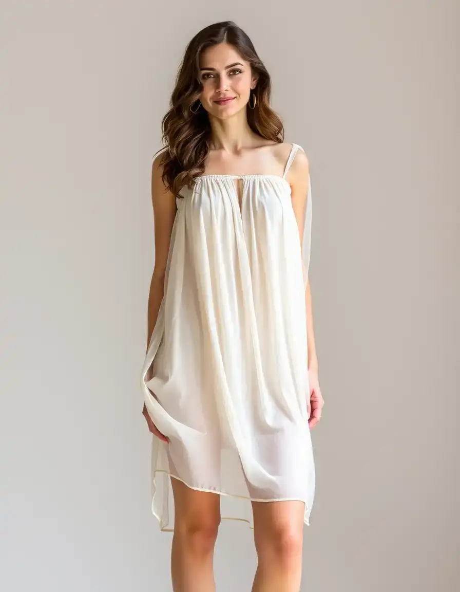 Vestido de chifon ligero para madre de comunion