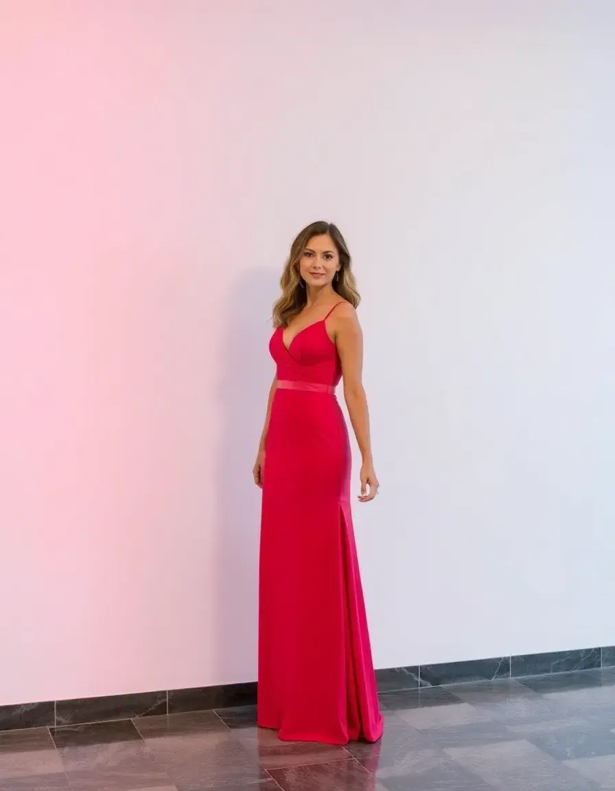 Vestido midi sofisticado para madre de comunión