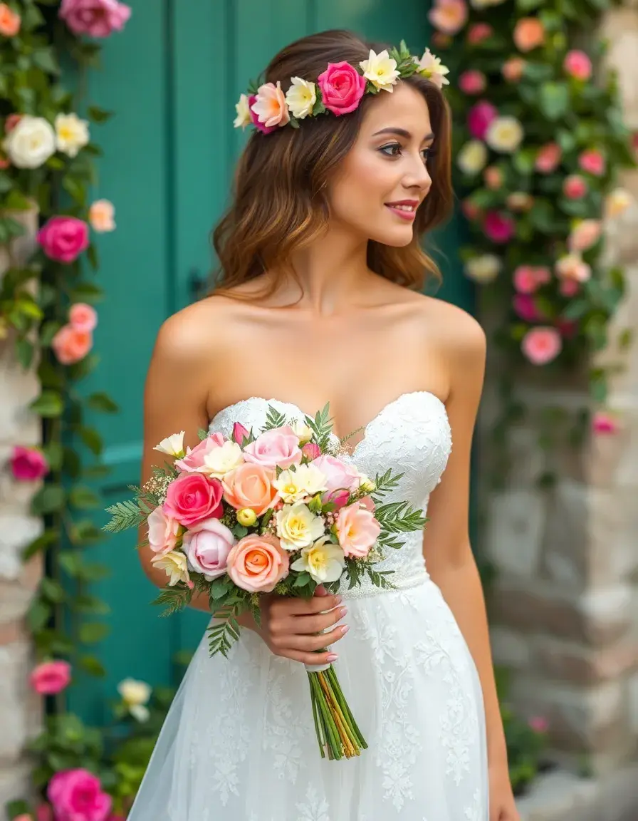 Vestido Madrina Boda Estampado