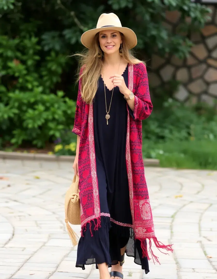Boho Civil Long vestido largo bohemio