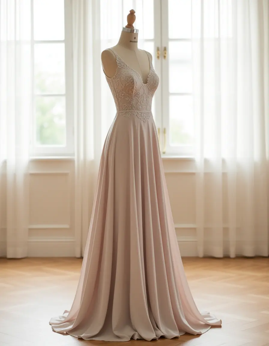 Bodas Maxi Dress vaporoso para eventos