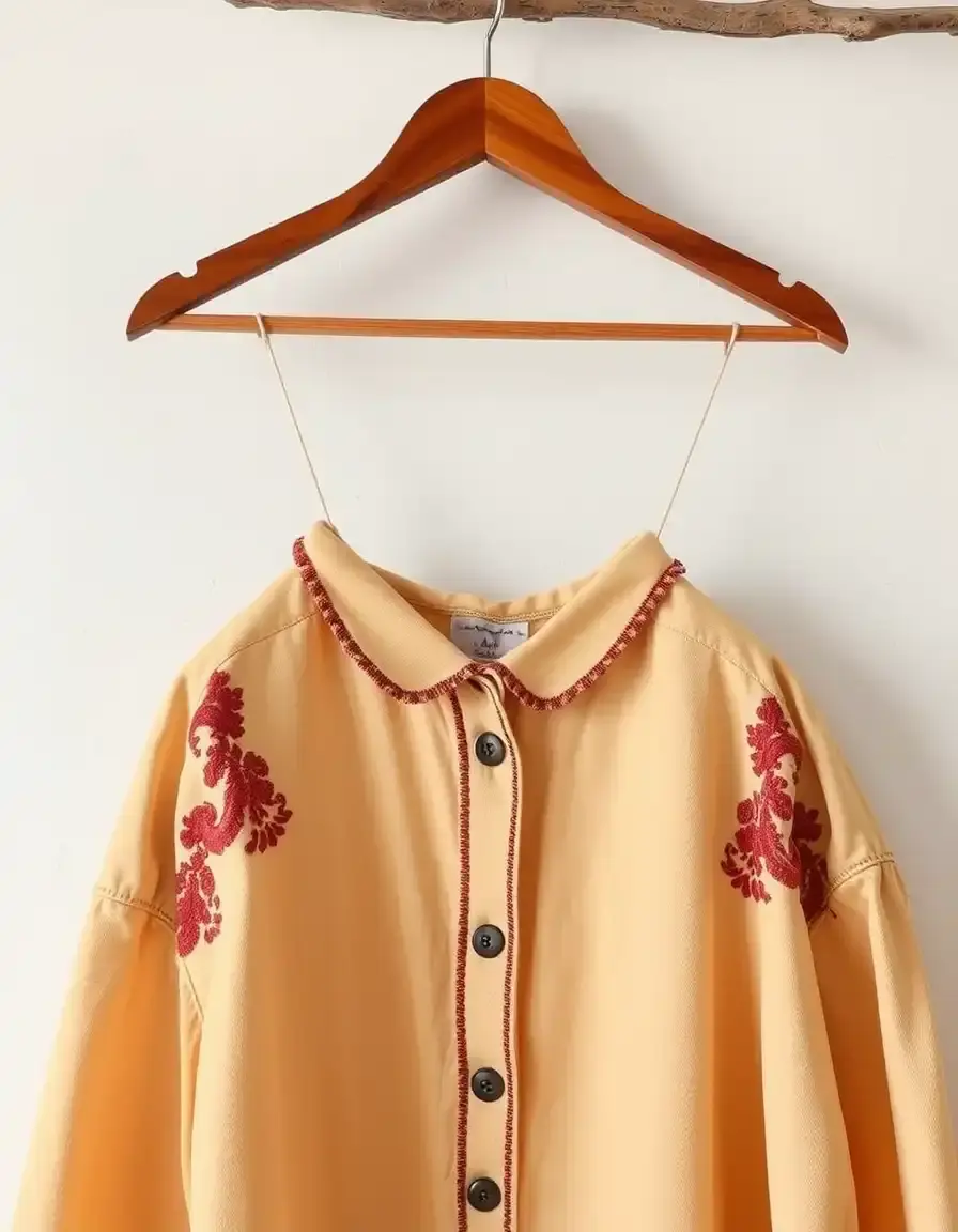 Vestido de comunión vintage con mangas en percha