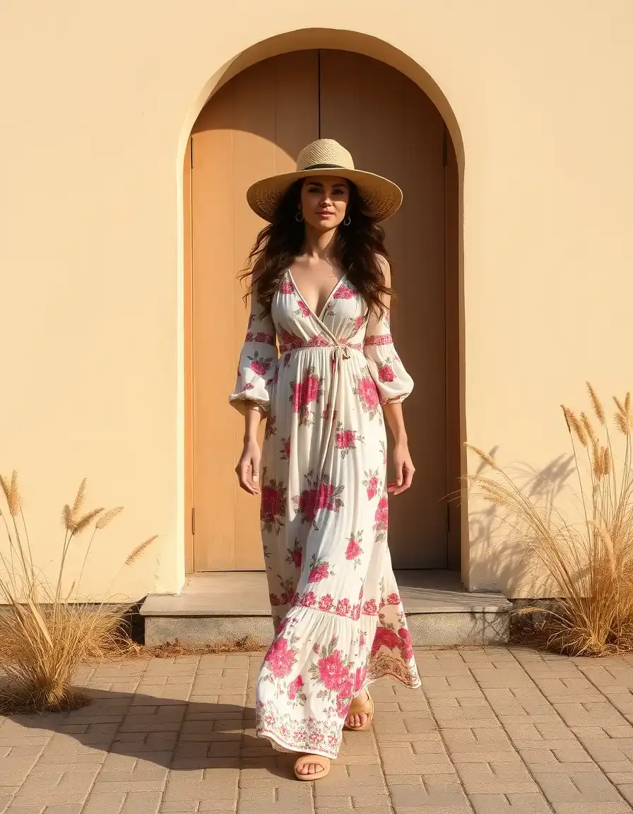 Vestido largo maxi fluido para madrina