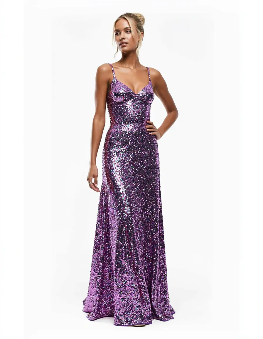 Niña party dress sequin full length